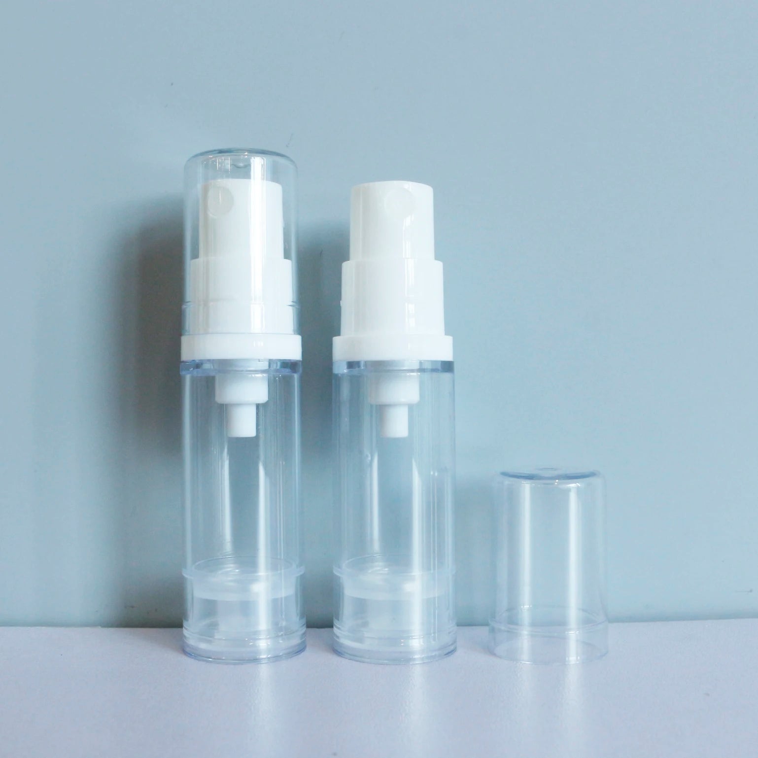 Travel Size Refillable Small Mini Airless Lotion Pump Spray Bottle for Cosmetic Lotion Perefume Packaging 5ml 10ml B8888 - 图片 6