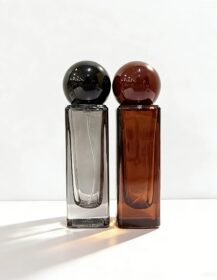 Custom Logo Small Refillable Perfume 30ml 50ml Glass Cosmetic Eye Serum Bottles Essential Oil Bottle with Box