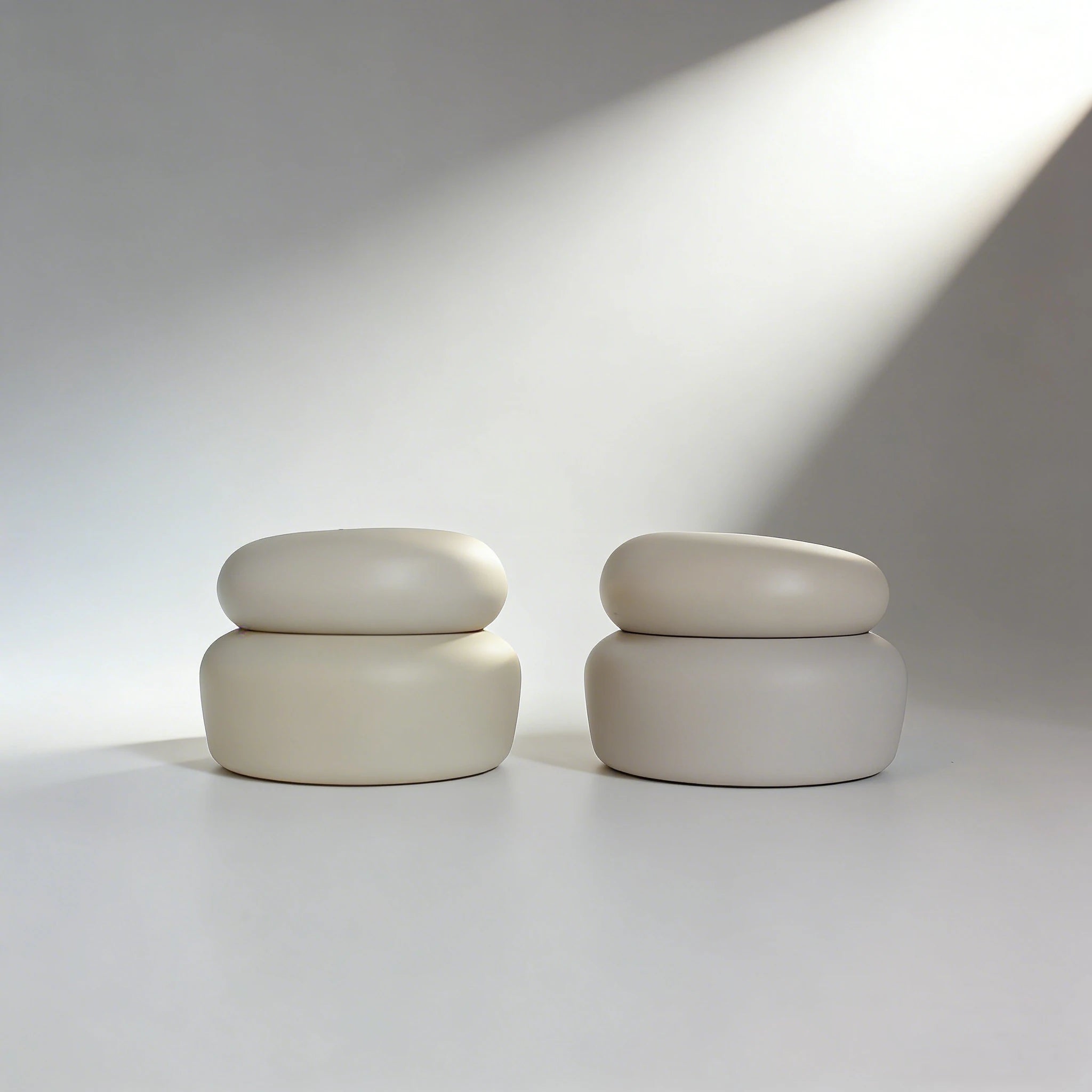 Luxury Cosmetic Skincare Moisturizing Face Cream Container 50g Glass Cream Jars Packaging N888 - 图片 4
