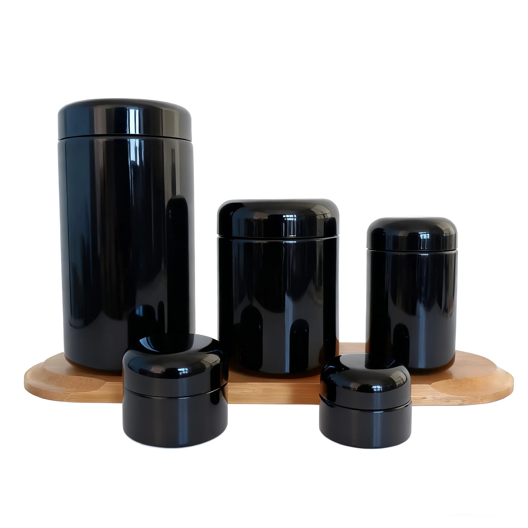Wholesale Big Large 8oz 16oz 32oz UV Black Violet Glass Jar with Lid for Food - 图片 2