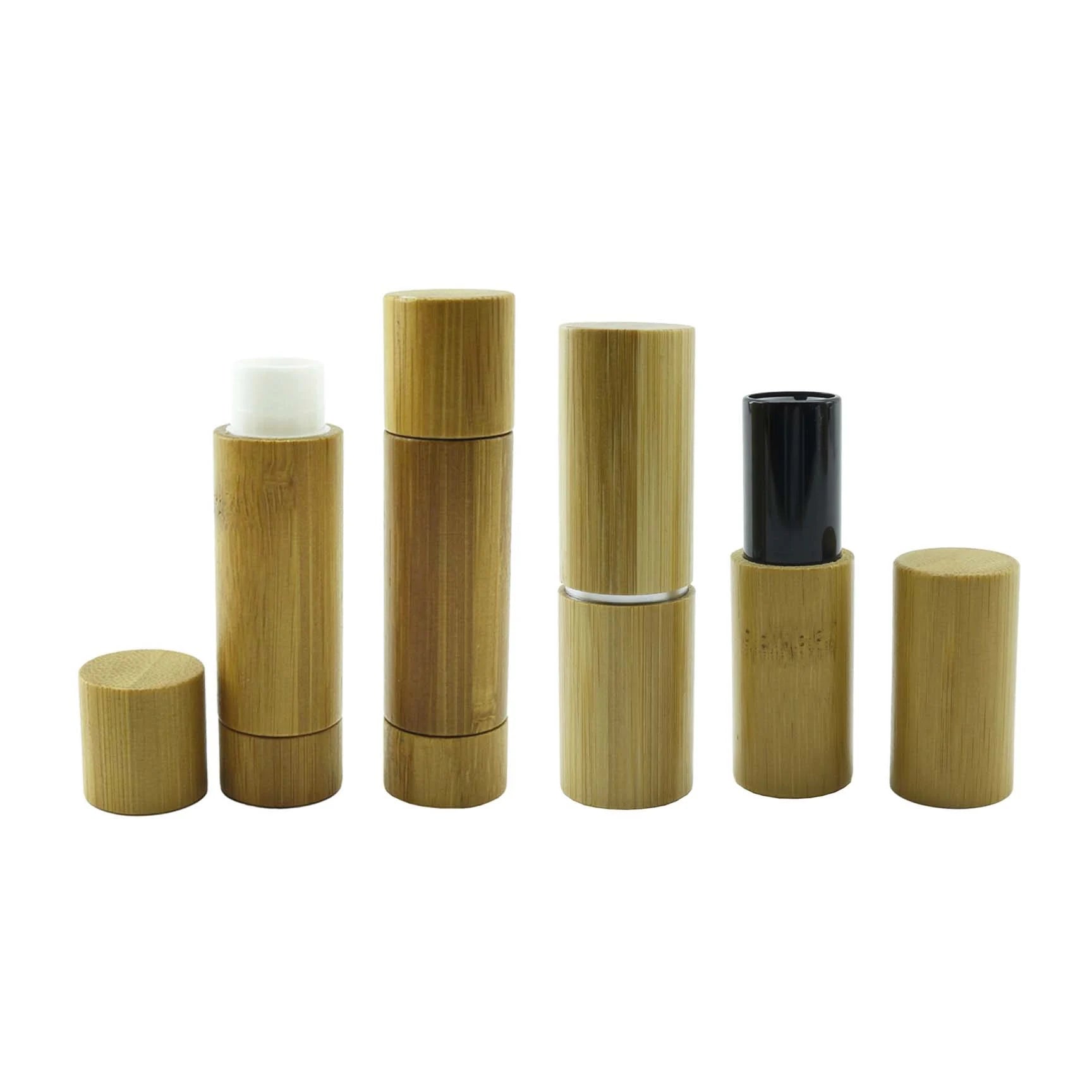 Wholesale Eco Friendly 5g 5ml Bamboo Lip Balm Tube for Cosmetic Containers Lip Balm Stick Container - 图片 7