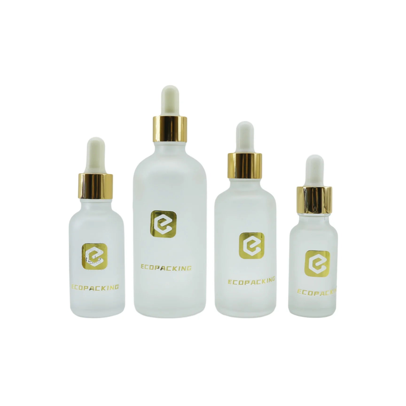 Custom logo Frosted Glass Dropper Bottle 100ml 50ml 30ml 20ml 15ml 10ml 5ml Essential Oil Bottle - 图片 3