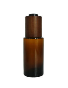 Luxury Cosmetic Packaging Set Glass Dropper Bottle Pump Spray Bottle Frosted Amber for Essential Oil Serum Lotion