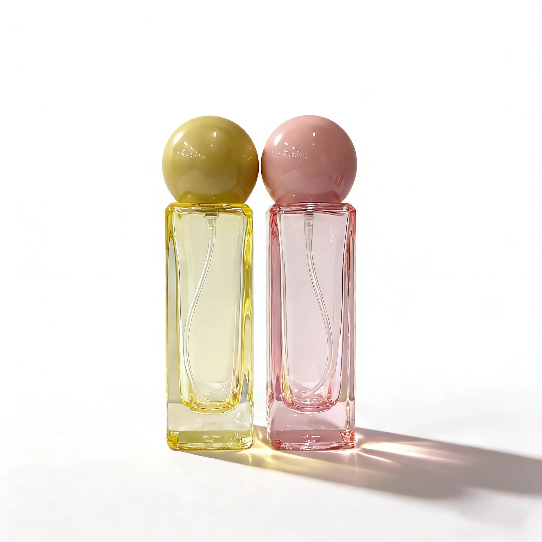 30ml Square Portable Travel Refillable Perfume Bottle Dispenser with Pump Sprayer Empty Glass Bottle - 图片 3