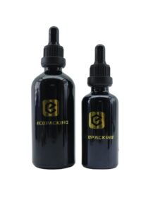 Hot Sale Perfume Oil Bottle 5ml 10ml 15ml 20ml 30ml 50ml 100ml Black Olive Oil Glass Dropper Bottle