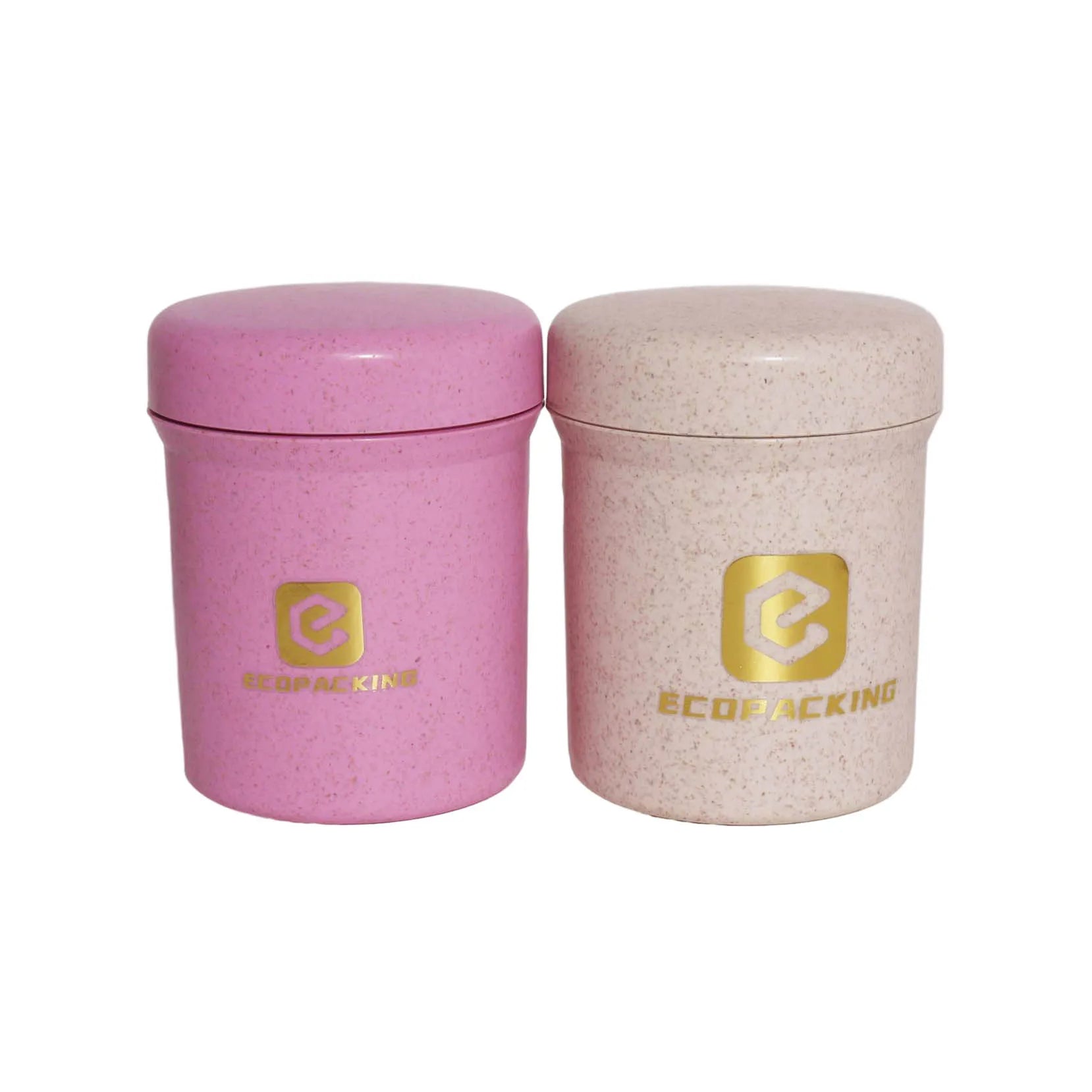 Biodegradable Plastic Cosmetic Jars 10ml 15ml 20ml 30ml 50ml 100ml 150ml 200ml 250ml Wheat Straw Container for Skin Care Cream - 图片 5