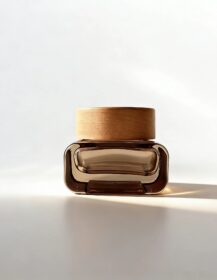 30g 50g Cosmetic Cream Hign End Custom Empty Glass Jar Container with Lid for Beauty Packaging Skin Care