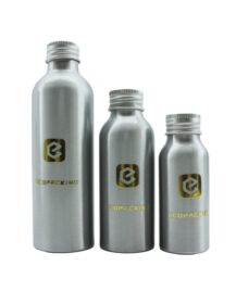 Empty Recyclable Aluminum Metal Screw Lid Bottle Essential Oil Face Serum