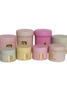 ECO Friendly Biodegradable Wheat Straw Cosmetic Packaging 10g 20g 30g 50g 100g 150g 200g 250g Plastic Cream Jar