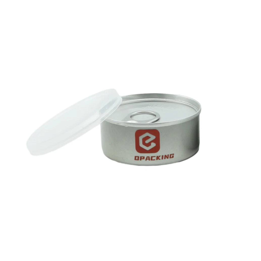 Round Food Tuna Canned Fish Self Seal Tin Can Press in Self Seal Tin Can with Lid for Food Canning - 图片 4