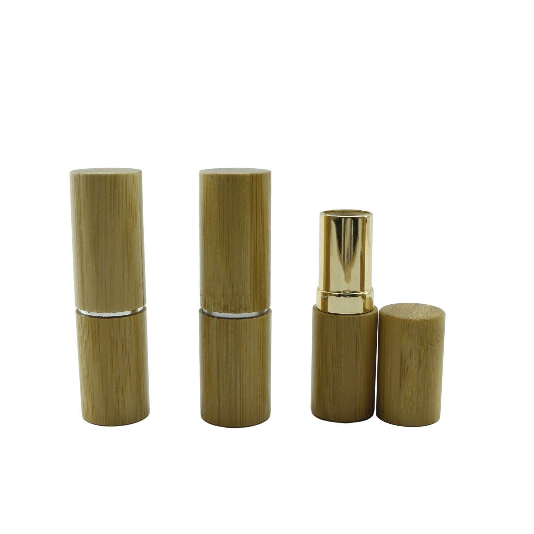 Empty Bamboo Cosmetic Lipstick Packaging High Quality Custom Lipstick Tube Packaging - 图片 5