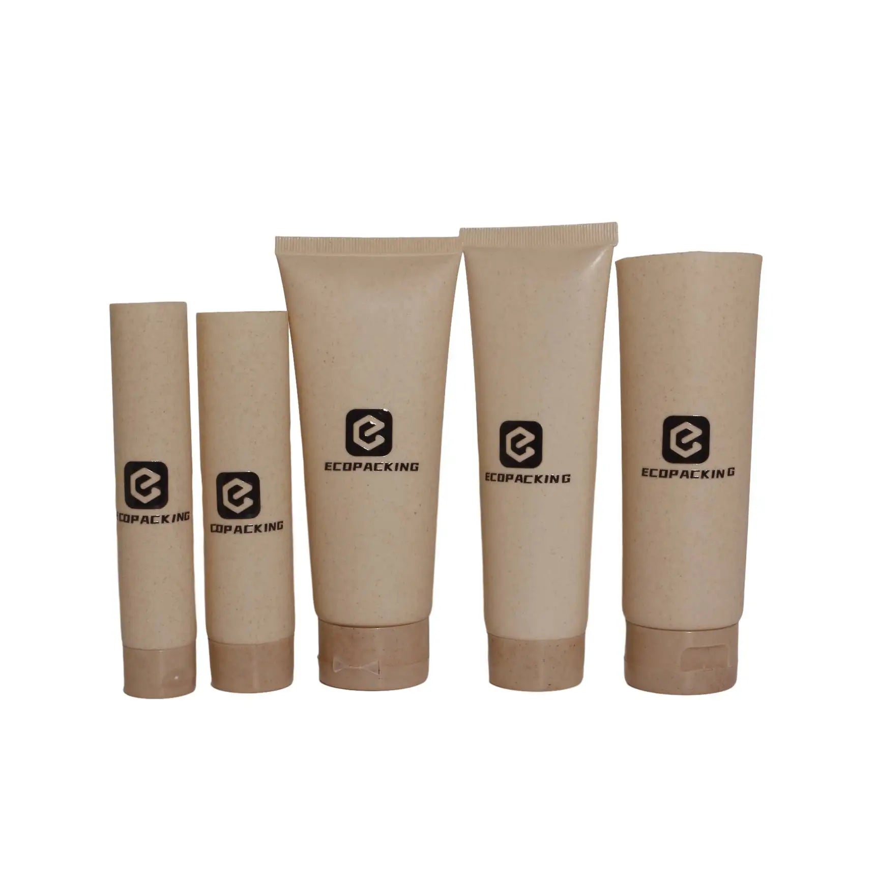 Cosmetic Biodegradable Wheat Straw Tube Packaging 120ml 4oz Empty Hand Cream Tube Plastic Cream Tube for Lotion