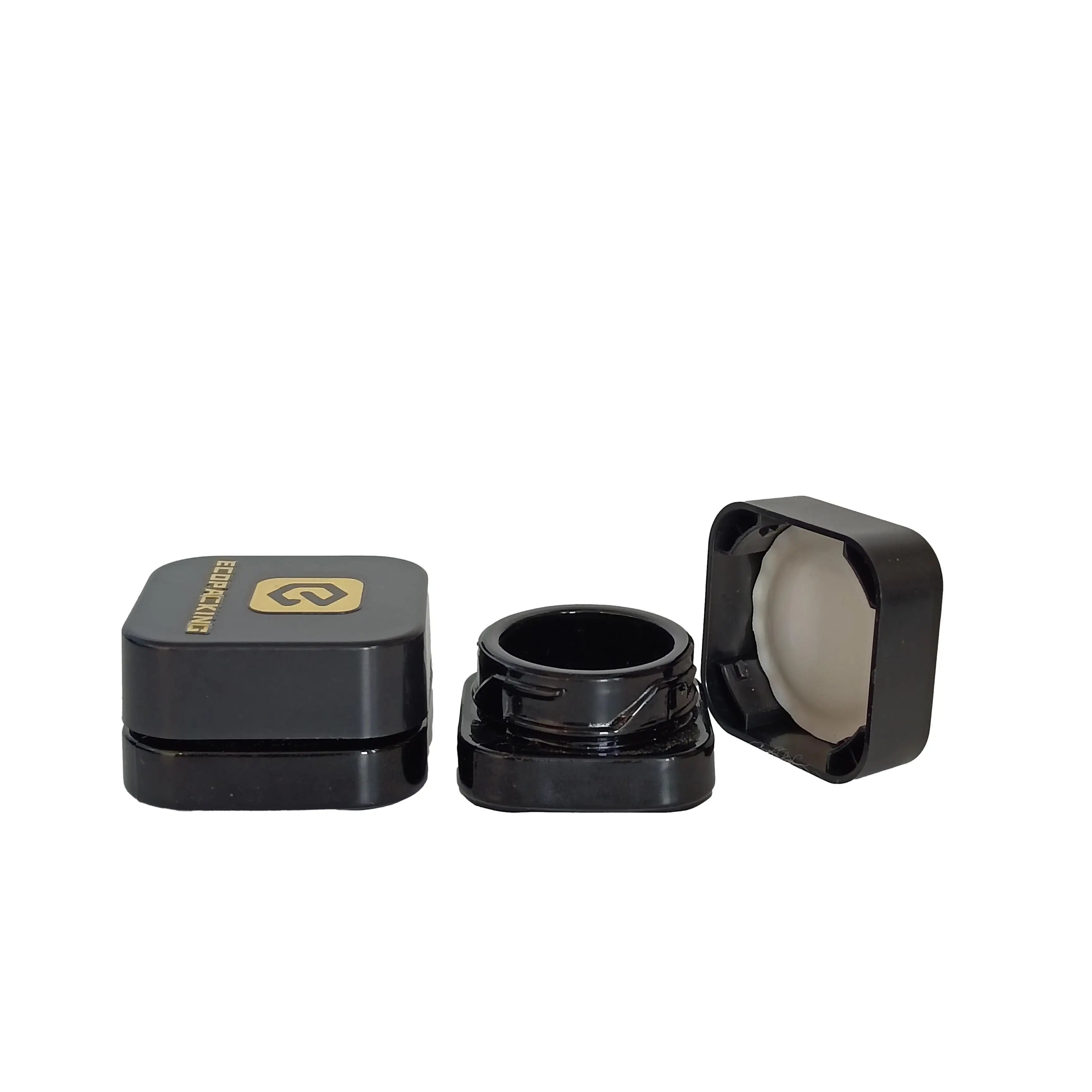 5ml 7ml 9ml Divider Cosmetic Wax Oil Concentrate Glass Jars with Child Resistant Lid for Eye Cream Hair Wax Lip Balm Container - 图片 6