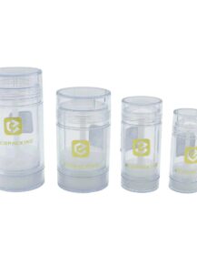 15ml 30ml 50ml 75ml AS Transparent Deodorant Stick Container Refillable Essential Oil Perfumes Roll on Bottle Packaging
