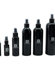 Hot Sale Black 1oz 30ml 50ml 100ml 120ml 200ml 250ml 500ml Spray Bottle PET Plastic Shampoo Bottles for Cosmetic Packaging F888