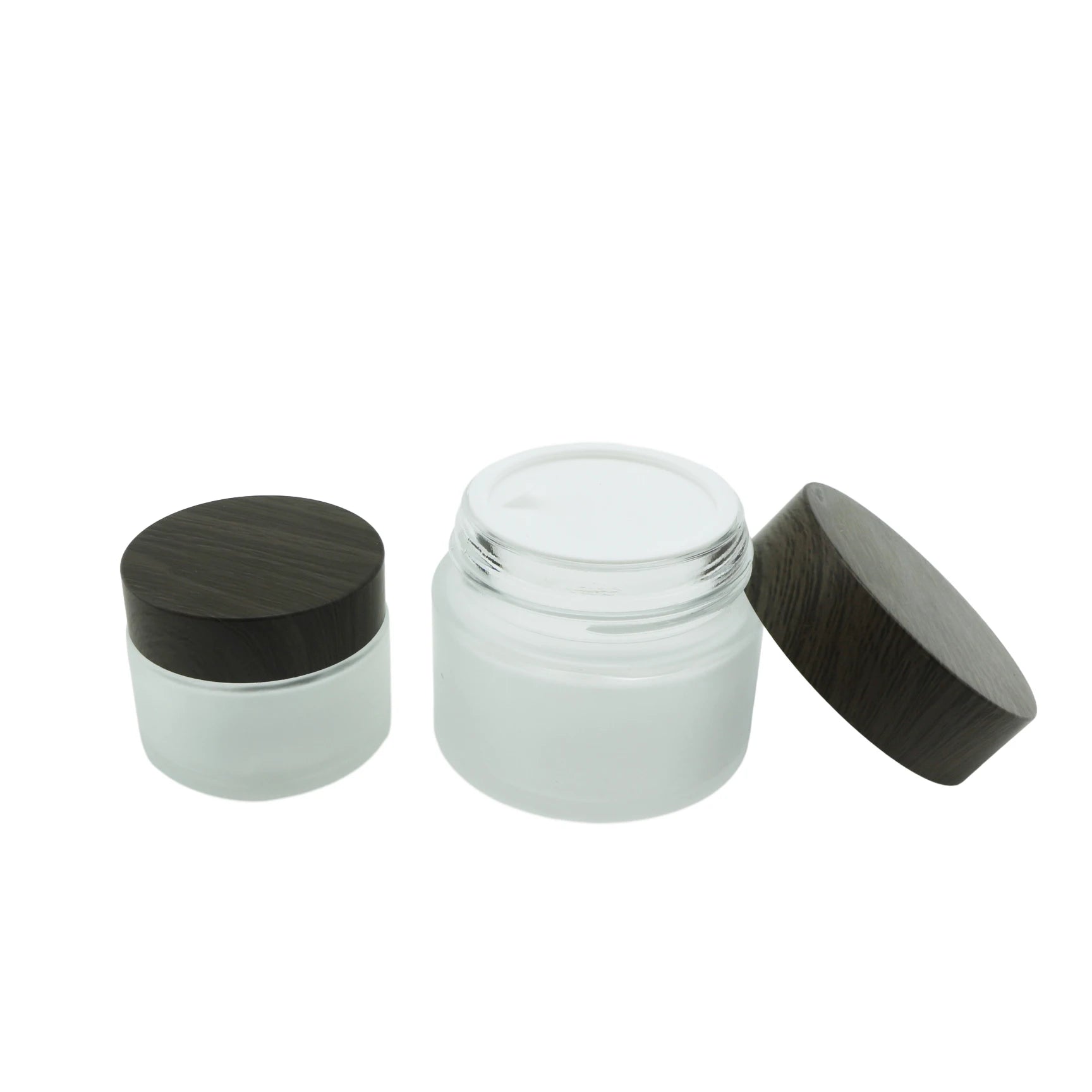 Empty 30g 50g Cream Jar 30ml 50m l 100ml 120ml Glass Pump Bottle Cosmetic Packaging Set - 图片 6