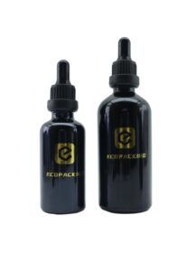 Empty 5ml 10ml 15ml 20ml 30ml 50ml 100ml Black Glass Essential Oil Dropper Bottles