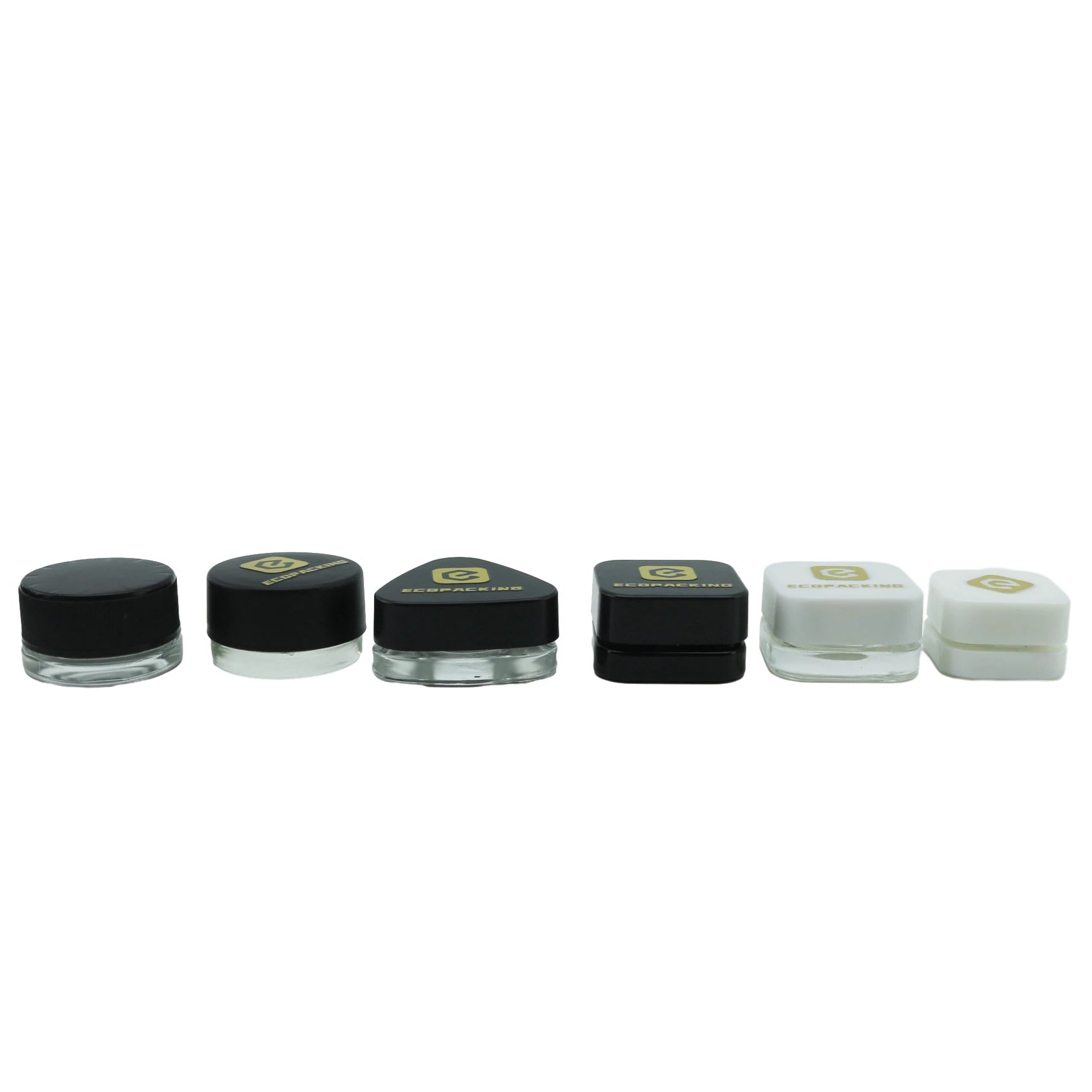 5ml Thick Black Glass Containers with Black Child Resistant Concentrate Jar with Lid for Lip Balm Cosmetics - 图片 12