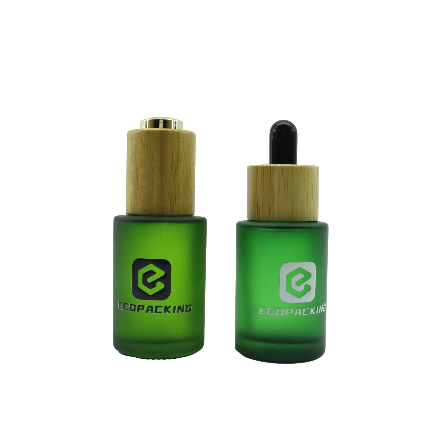 Bamboo Cosmetic Packaging Bottle Set Glass Lotion Shampoo Pump Spray Essential Oil Dropper Bottle and Glass Jar for Cream F888 - 图片 3