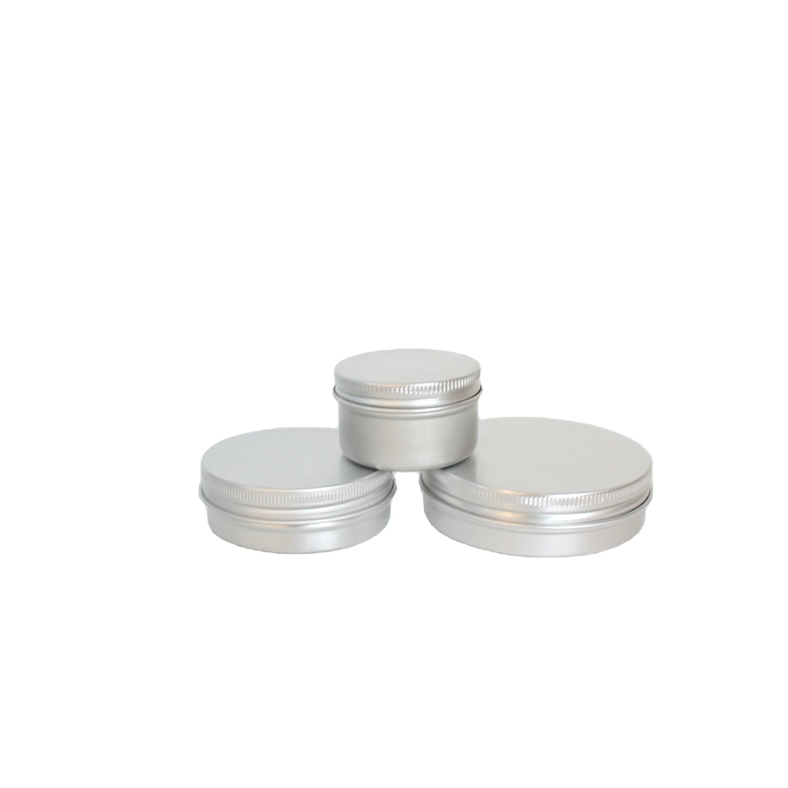 1oz 2oz 4oz 30g 60g 120g Cosmetic Jars Candy Containers Empty Storage Pot Cream Custom Metal Aluminum Tin Can
