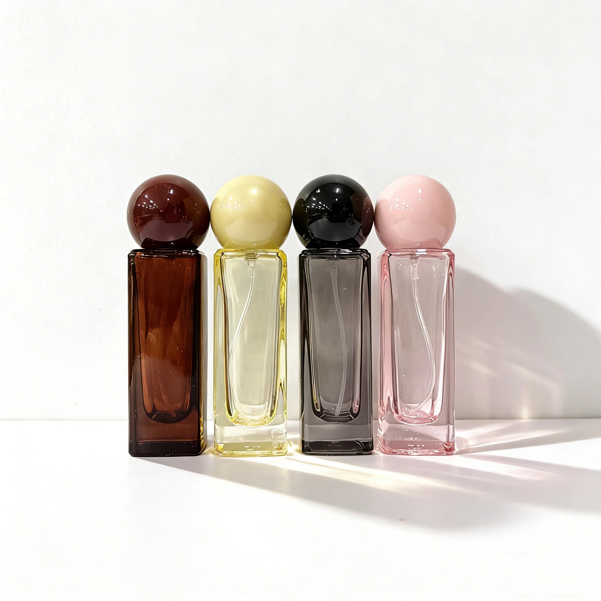 30ml Square Portable Travel Refillable Perfume Bottle Dispenser with Pump Sprayer Empty Glass Bottle - 图片 8
