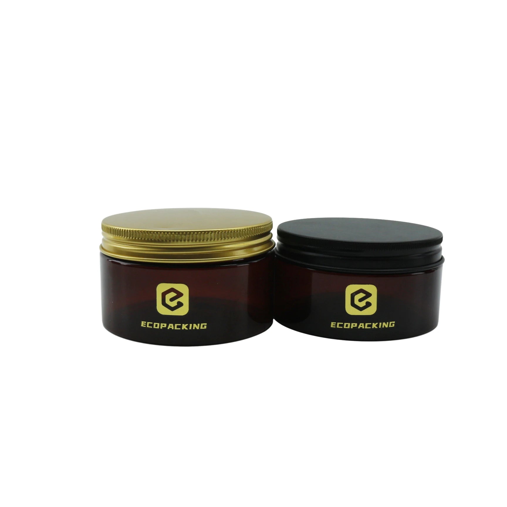 30ml 50ml 60ml 80ml 100ml 120ml 150ml 200ml 250ml 300ml 500ml 1000ml Food Grade Amber Brown Plastic Pet Jar with Lid - 图片 3