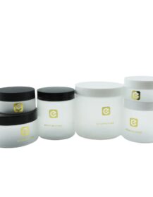 Plastic Cosmetic Packaging Round Jars 50ml 100ml 250ml PET Frosted Lotion Jars and Body Cream Jars with Lid