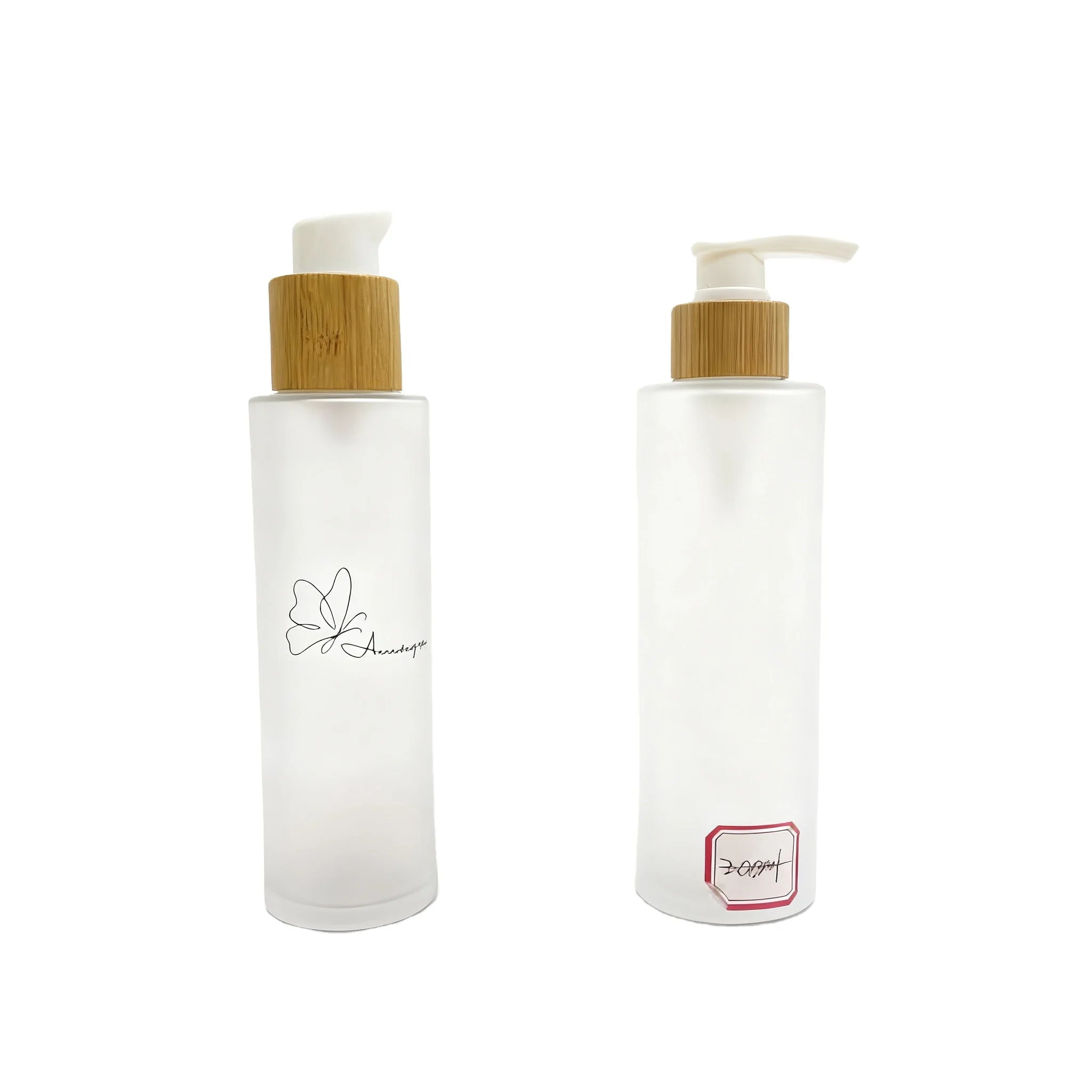 100ml 200ml Clear Powder Glass Cream Jar Scrub Body Butter Container Jar With Lids - 图片 6