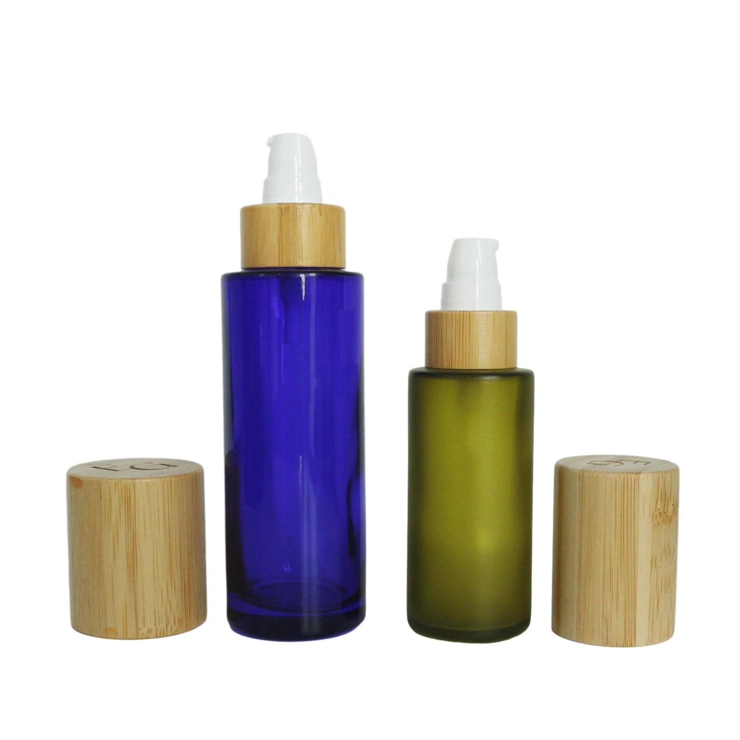 1oz 2oz 4oz Cosmetic Hair Essential Oil Perfume Cream Glass Dropper Spray Pump Bottle Frosted Amber for Lotion Serum Packaging - 图片 5