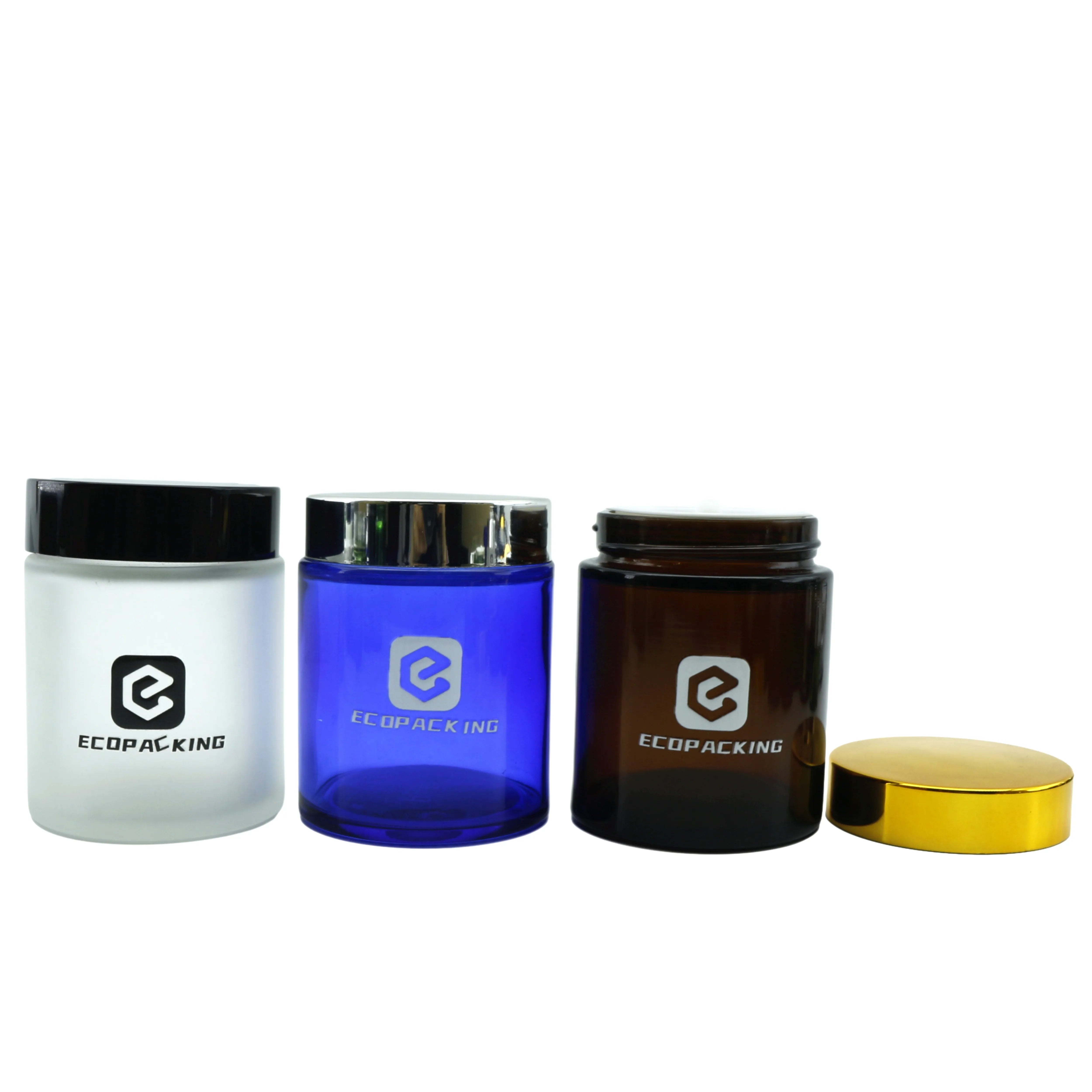 Cosmetic Glass Jars for Body Butter 5g 10g 15g 20g 30g 50g 60g 100g Cosmetic Jar Packaging Empty Jar for Cream - 图片 3