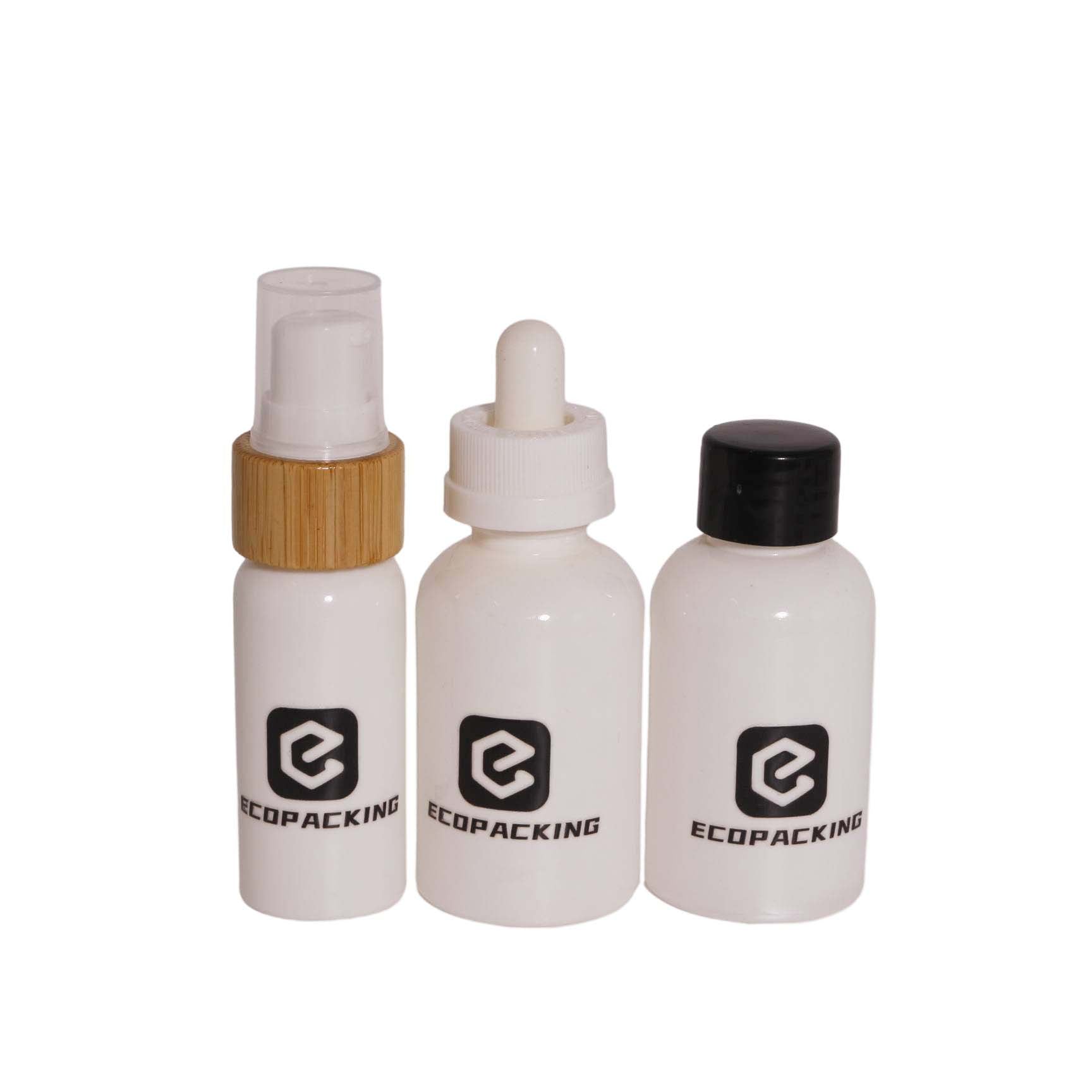 Natural 30ml 50ml 100ml PLA Biodegradable Lotion Bottle with Bamboo Cover for Shampoo and Face Mask Screen Printing Available - 图片 4