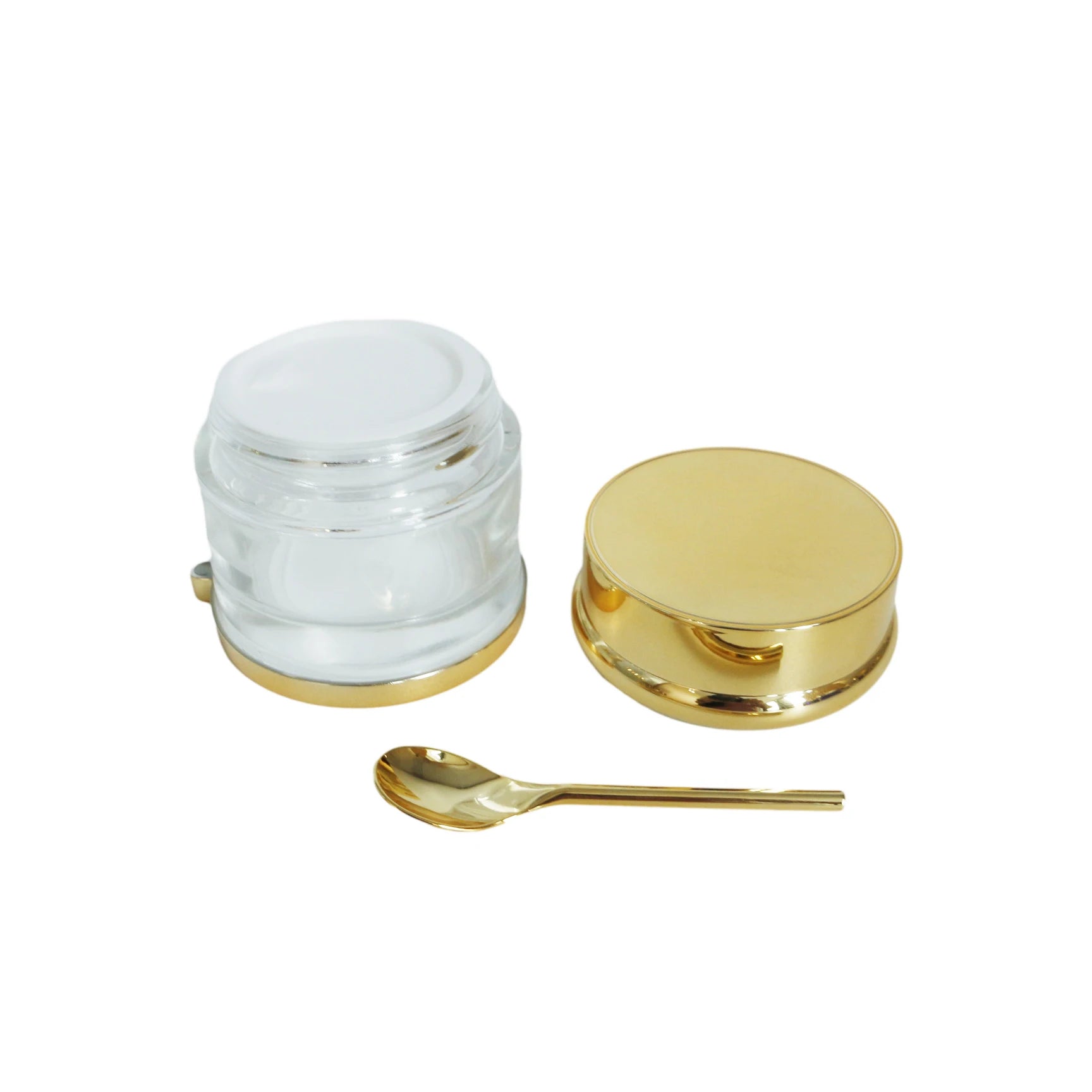 30ml 50ml 80ml Wide Mouth Luxury Custom Cosmetic Cream Lip Balm Empty Glass Jar with Lid for Skin Care Packaging - 图片 6