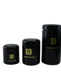 Keep Spice Fresh for Longer High UV Protection Smell Proof Stash Jar 250ml 500ml 1000ml Coffee Tea Glass Bottle
