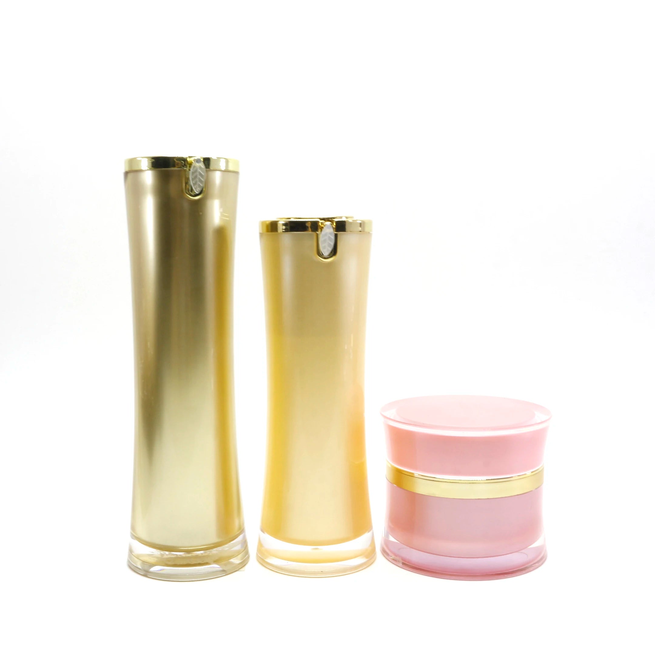 5g 10g 20g 30g 50g Luxury Gold Empty Acrylic Serum Moisturizer Eye Cream Cosmetic Jar with Lid 30ml 50ml 100ml Lotion Oil Bottle - 图片 3
