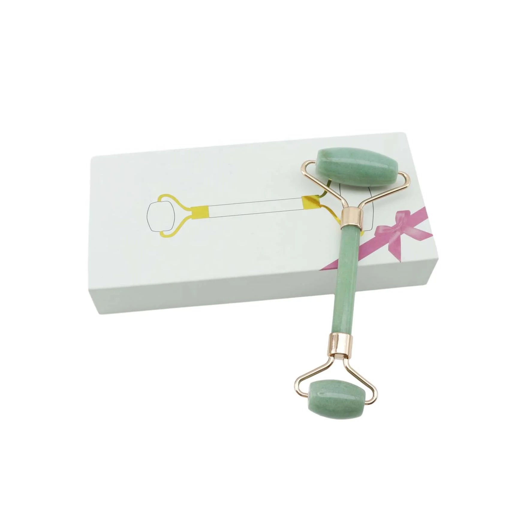 Wholesale Cosmetics Jade Scraping Board High Quality Facial Massage Gua Sha Tool for Anti Aging - 图片 4