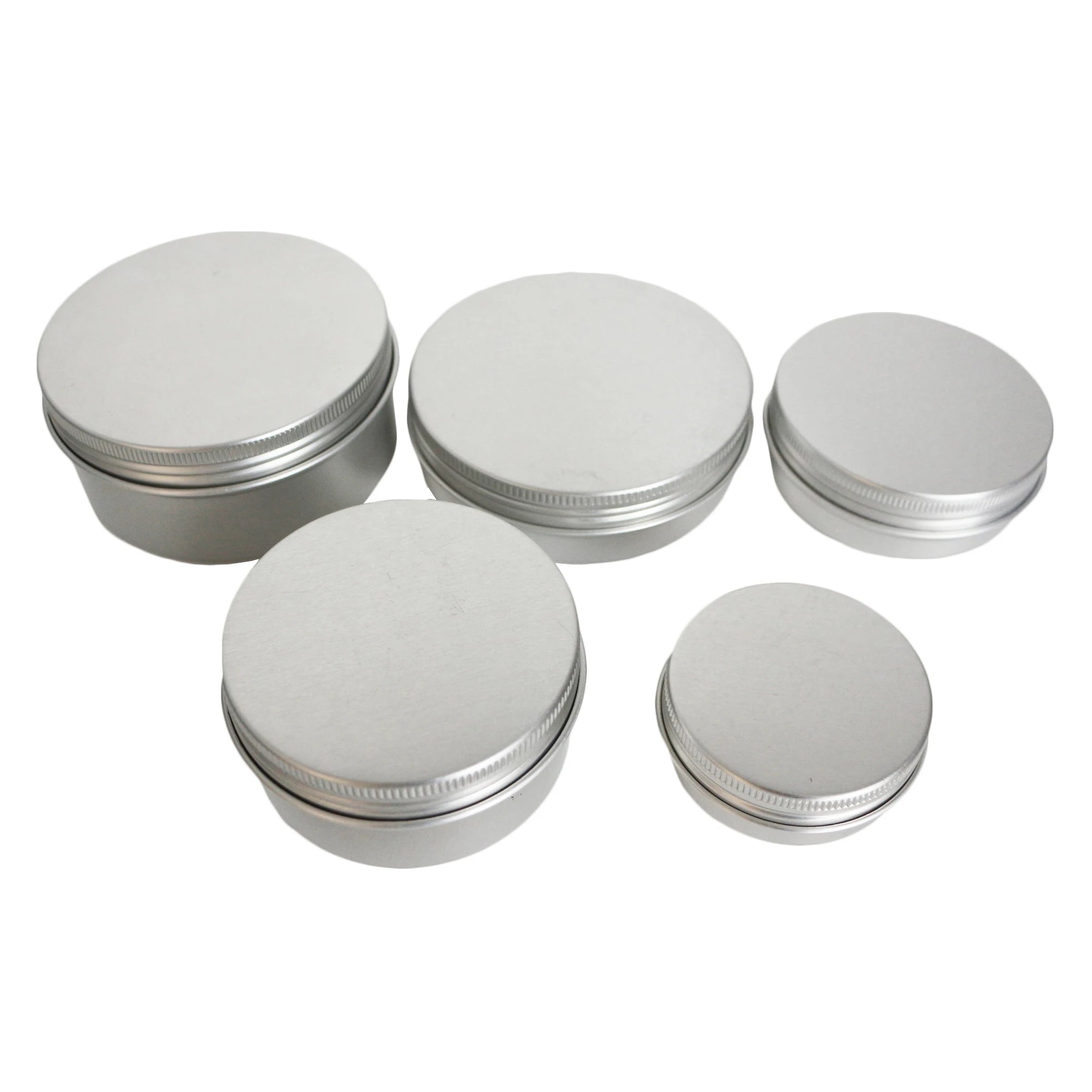 Wholesale Stock 30g/30ml/1oz Food Grade Small Tin Box Metal Aluminum Beard Balm Cosmetic Cream Lip Balm Hand Cream Screw Cap - 图片 3