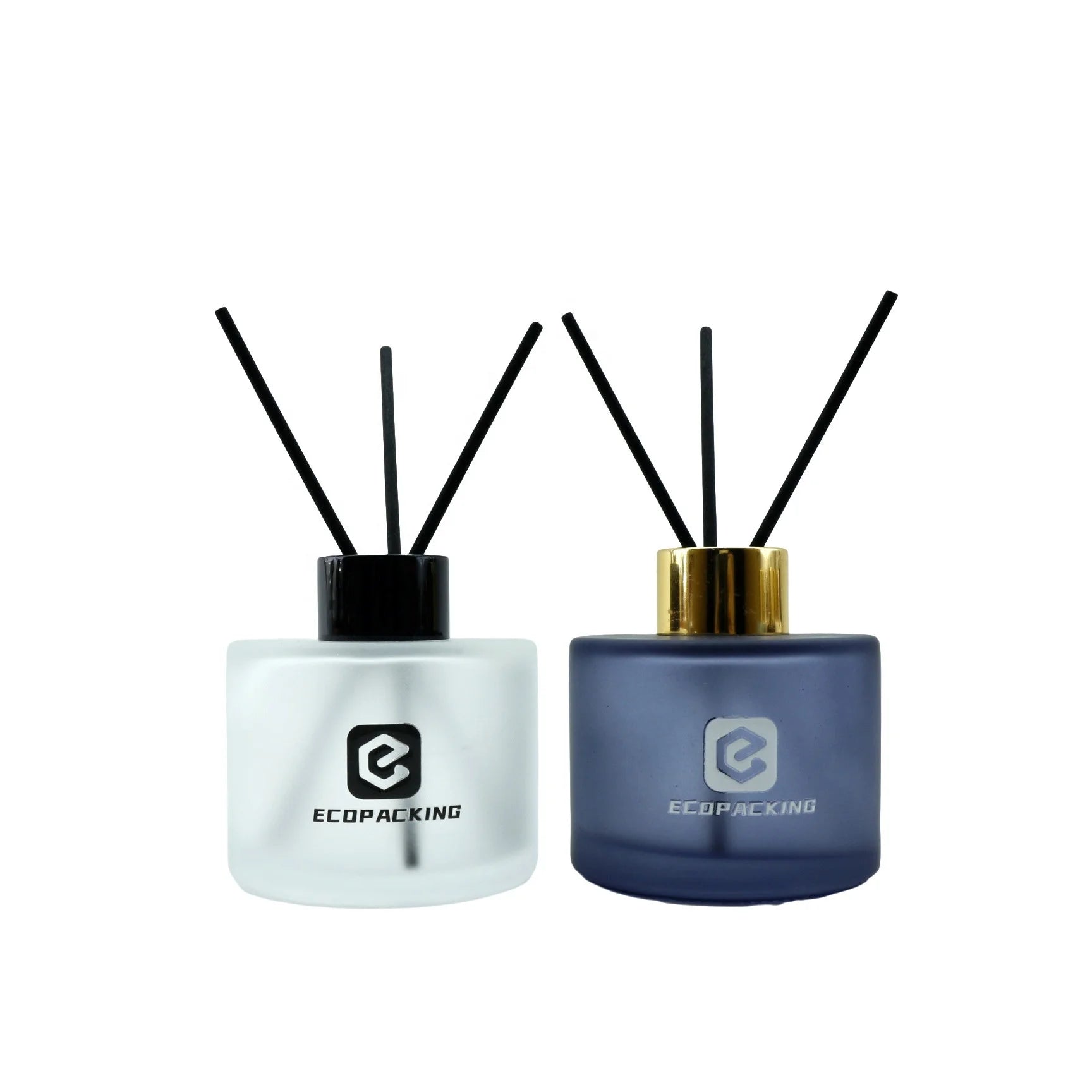 Wholesale High-grade Clear 50ml 100ml 150ml 200ml Reed Diffuser Bottle Frosted Glass Bottle With Screw Lid - 图片 2