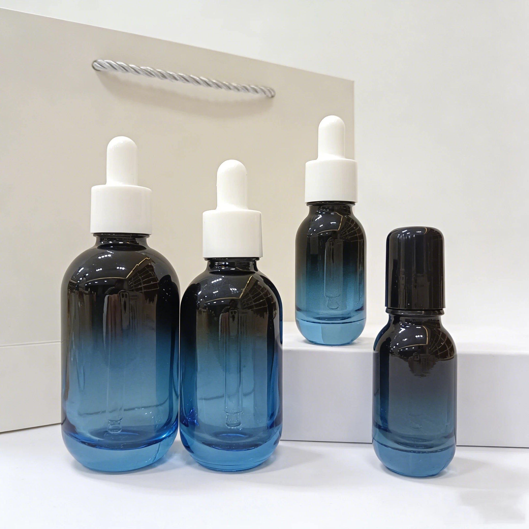 Empty Perfume Bottles 30ml Thick Bottom Glass Essence Dropper Bottle for Skin Care Serum Cosmetic - 图片 4