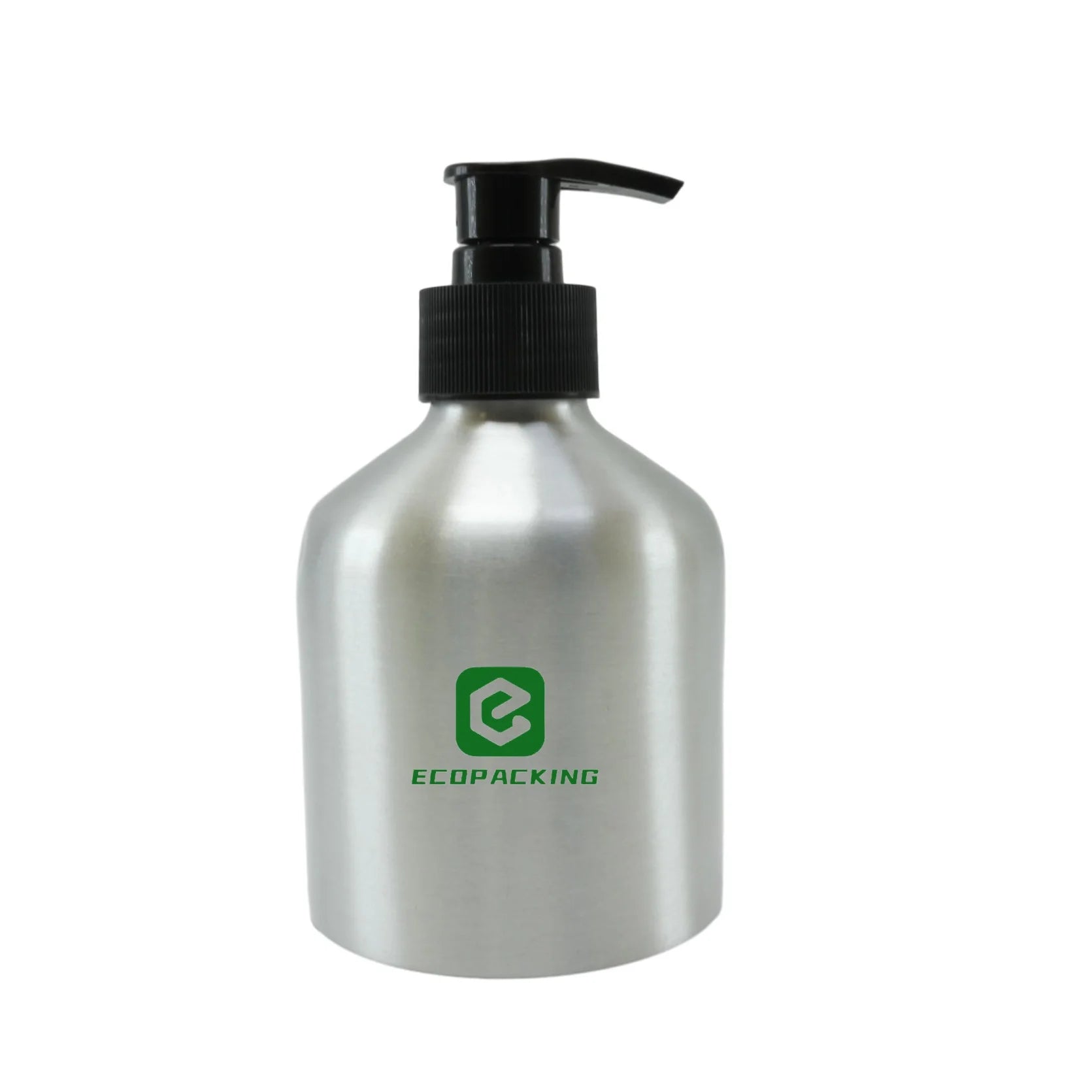 Luxury Matte Metal Cosmetic Shampoo Aluminum Pump Bottle 100ml 150ml 200ml 250ml 300ml 350ml 500ml - 图片 5