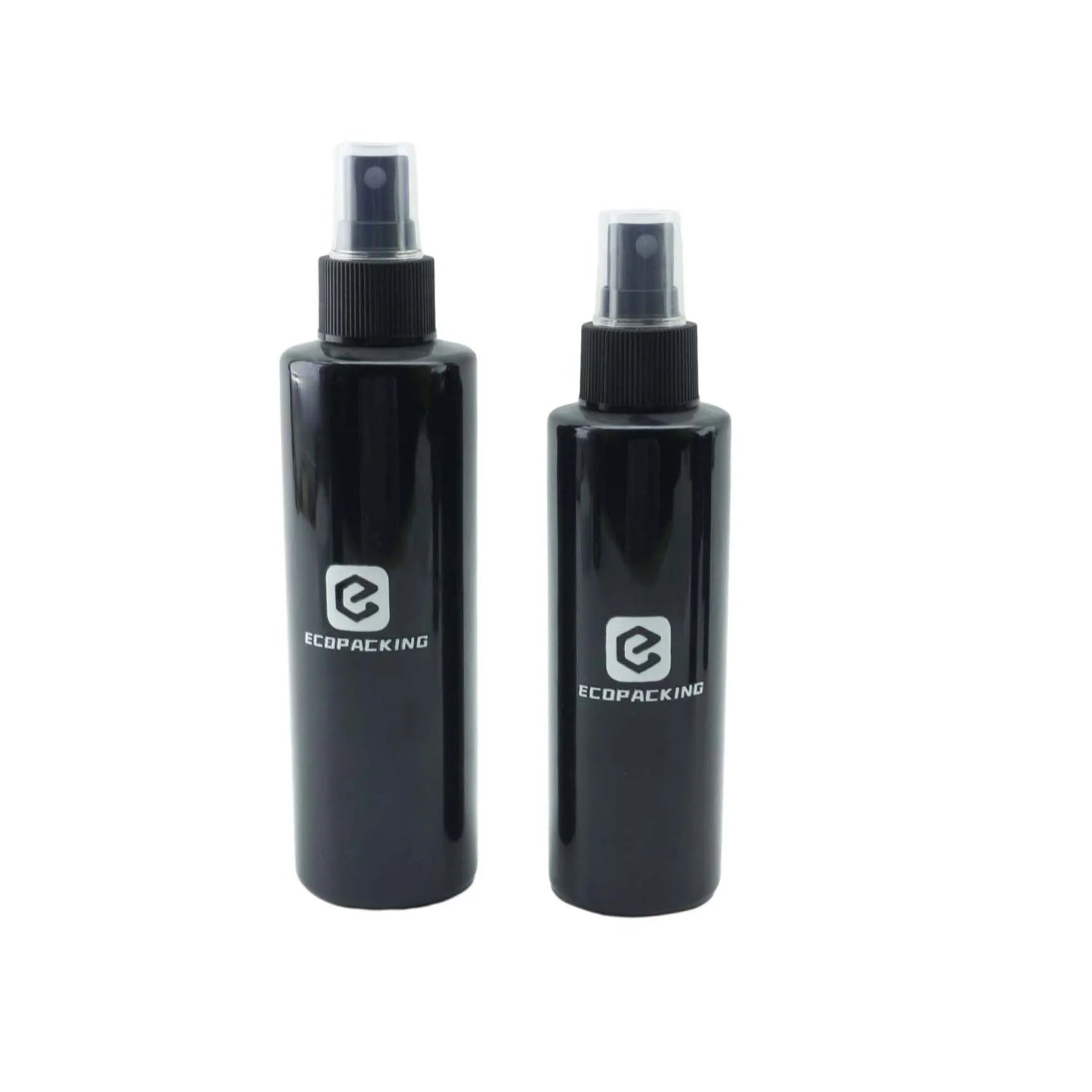 Empty Black Plastic Refillable Fine Mist Spray Bottles for Hair Body Face Cosmetic Packaging - 图片 7
