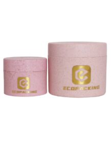 Biodegradable Material 10g 20g 30g 50g 100g 150g 200g 250g pink Cosmetics Jar Wheat Straw Plastic Cream Jar