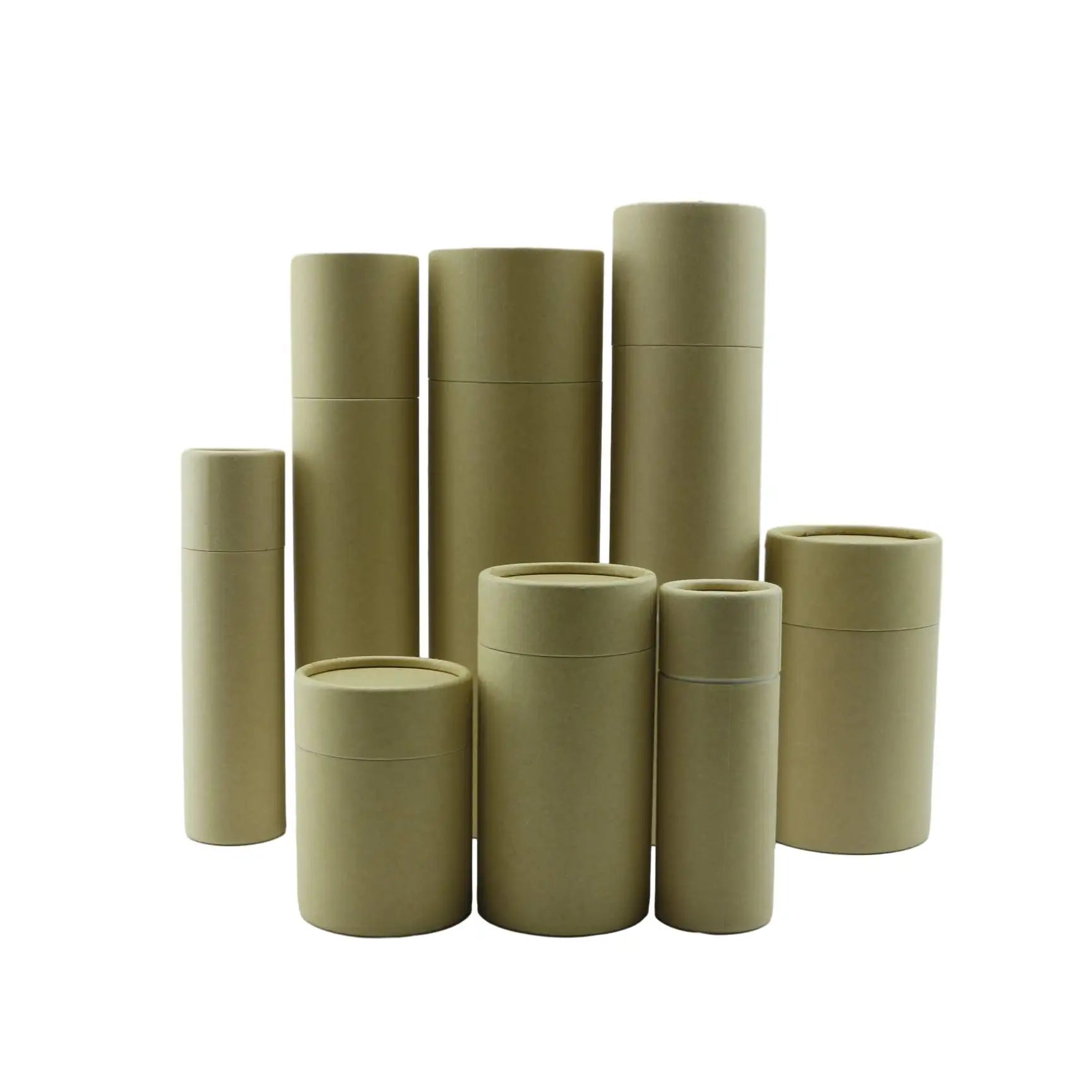 Wholesale Custom Kraft Paper Round Paper Tube Packaging Cylinder Cardboard Tube - 图片 2