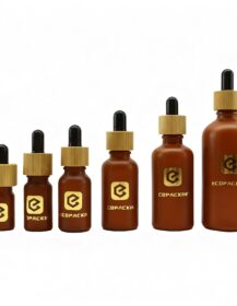 Essential Oil Bottle Clear Matte White Frosted Black Amber 5ml 10ml 15ml 20ml 30ml Glass Dropper Bottle With Dropper