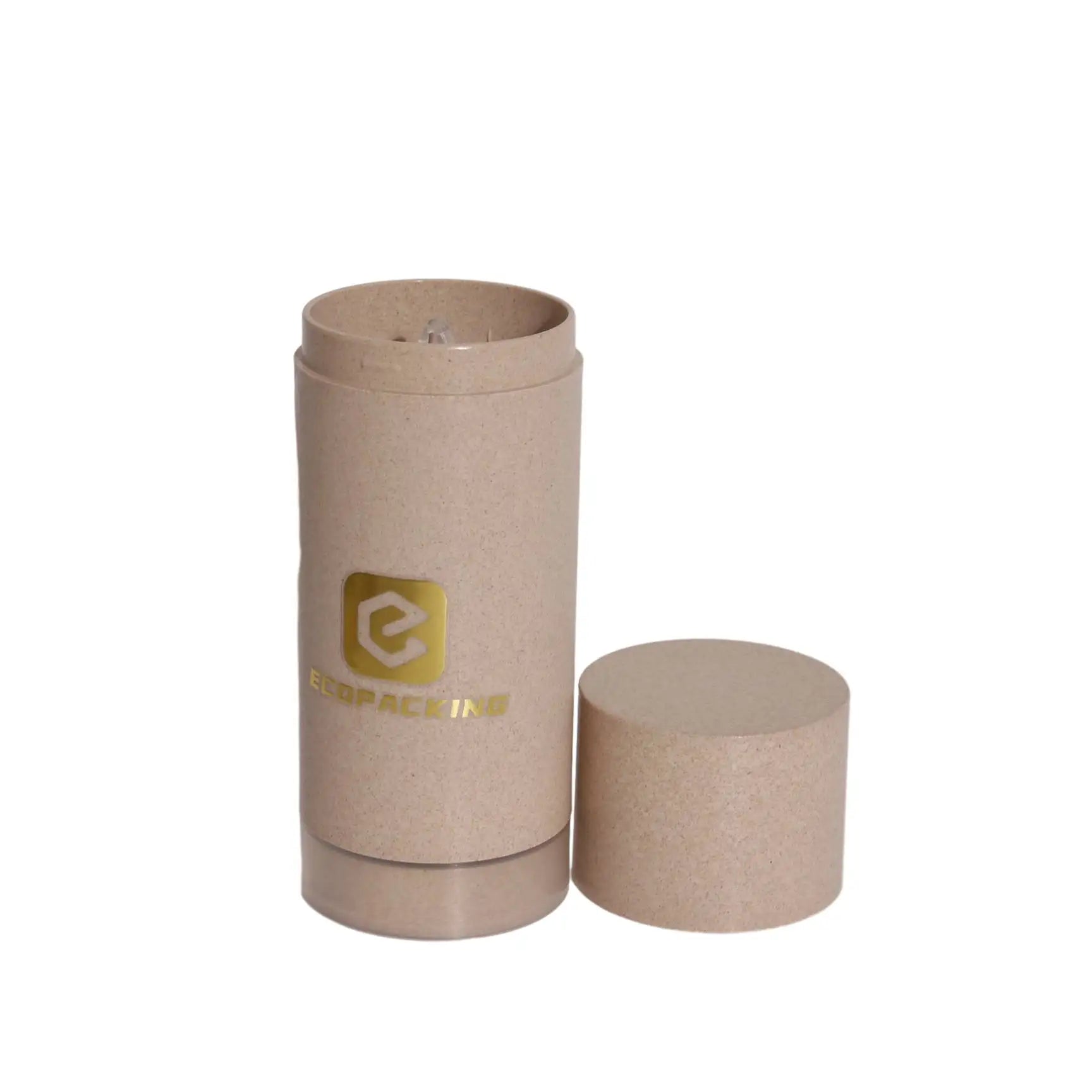 Biodegradable Eco 15ml 30ml 50ml 75ml Refillable Container Twist up Stick Wheat Straw Deodorant Antiperspirant Packaging - 图片 3