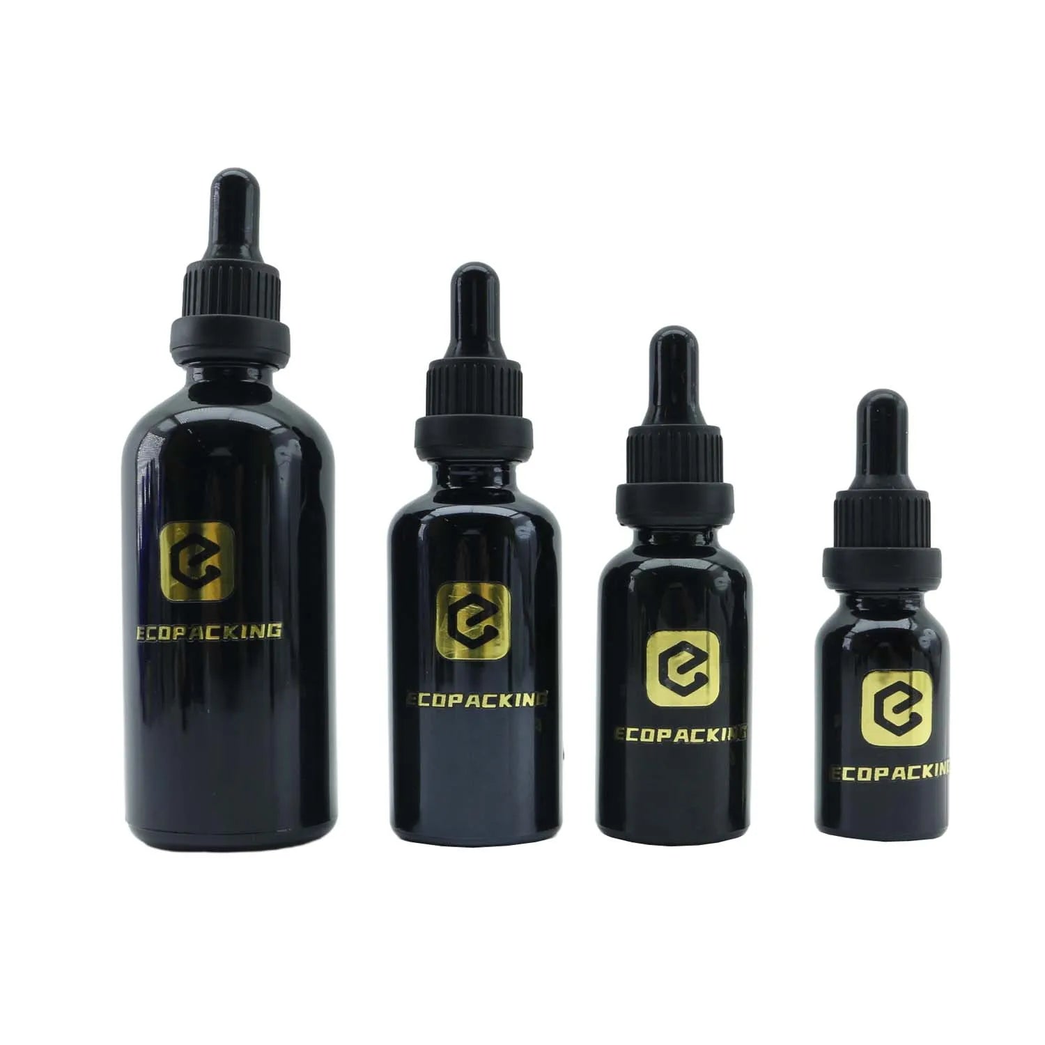 Wholesale Essential Oil Bottle Black Glass Dropper Bottle 5ml 10ml 15ml 20ml 30ml 50ml 100ml - 图片 5