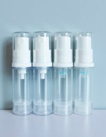 Luxury 5ml/10ml Empty Plastic Airless Spray Pump Bottle for Skin Care Serum Face Mask Shampoo-for Lotion Oil Perfume Packaging