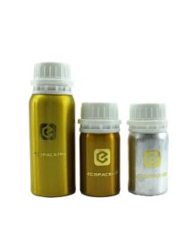 Empty 50ml 100ml 250ml 500ml 1000ml Round Tamper Proof Caps Metal Bottle Chemical Aluminum Can Bottles