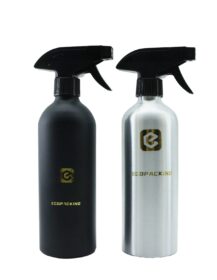 16oz 32oz 500ml 1000ml Household Kitchen Garden Cleanser air Frensher Aluminum Spray Bottle with Fine Trigger Mist Sprayer