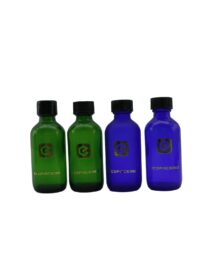 30ml 60ml Boston Blue Green Glass Dropper Bottles for Essential Oil Skin Care Serum & Cream Carton Packed