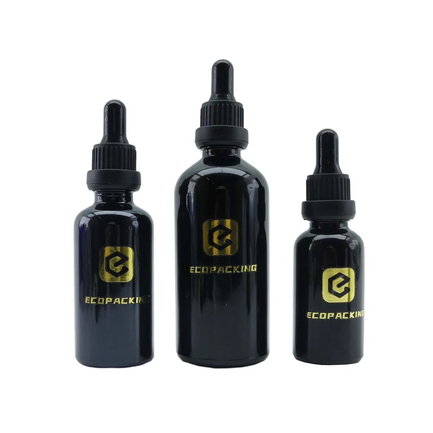 Wholesale Essential Oil Bottle Black Glass Dropper Bottle 5ml 10ml 15ml 20ml 30ml 50ml 100ml - 图片 4